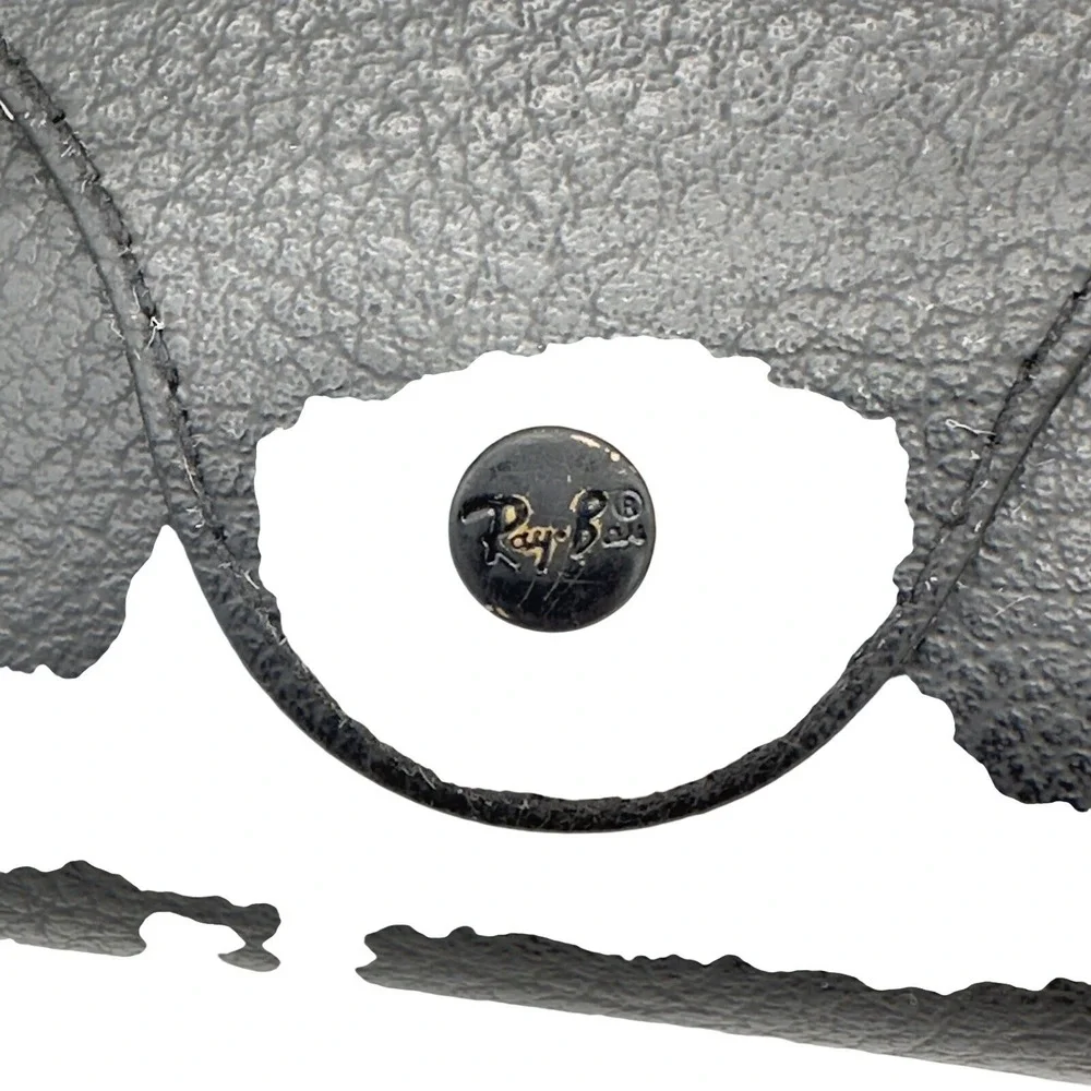 Original Ray Ban Medium Sunglass Sunglasses Case‎ Only Semi-hard Snap Close